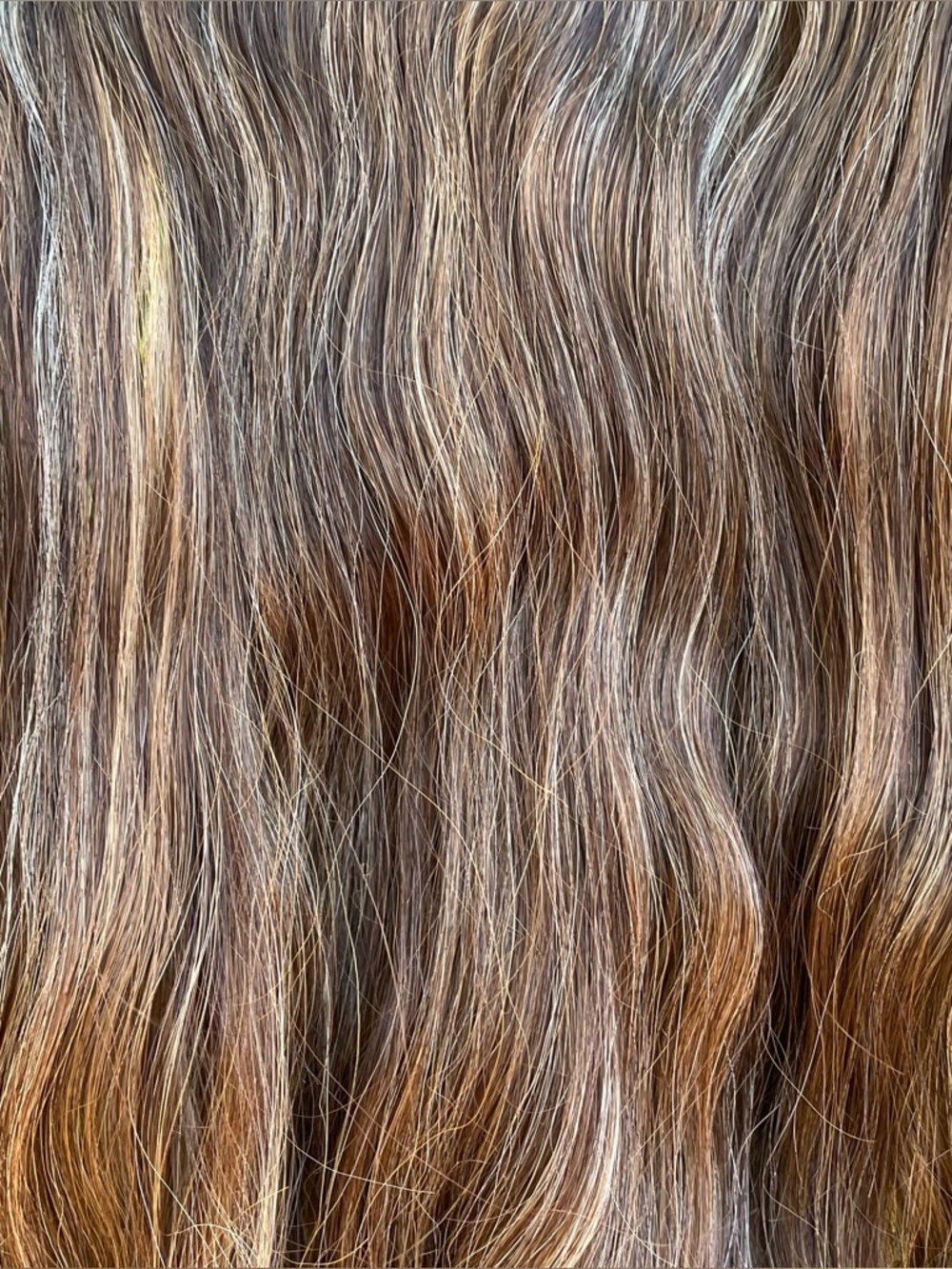 BELLAMI Brown & Blonde Wavy Hair Extensions